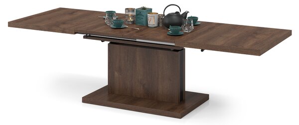 Mazzoni ASTON Stejar Maro - MĂSUȚĂ EXTENSIBILĂ MODERNĂ MĂSUȚĂ DE CAFEA