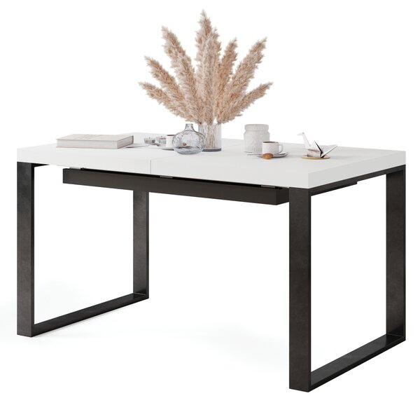 Mazzoni AVARI Alb Mat - MASĂ LOFT PENTRU LIVING/SUFRAGERIE EXTENSIBILĂ până LA 270 sau 290 cm!