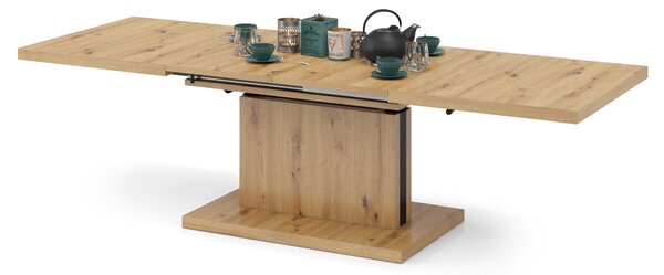 Mazzoni ASTON Stejar Artisan - MĂSUȚĂ EXTENSIBILĂ MODERNĂ MĂSUȚĂ DE CAFEA