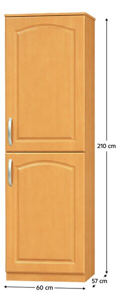 Dulap de bucătărie pentru alimente Leite MDF klasik S60LO/D arin (D). 788949
