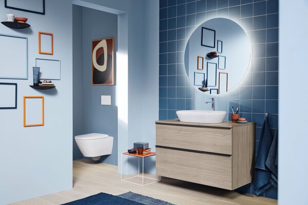 Duravit D-Neo lavoar 60x40 cm ovale de blat alb luciu 2372600070