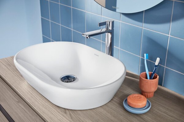 Duravit D-Neo lavoar 60x40 cm ovale de blat alb luciu 2372600070