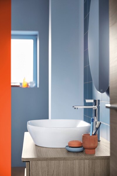 Duravit D-Neo lavoar 60x40 cm ovale de blat alb luciu 2372600070