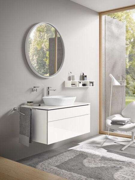 Duravit D-Neo lavoar 60x40 cm ovale de blat alb luciu 2372600070