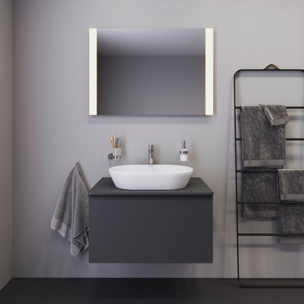 Duravit D-Neo lavoar 60x40 cm ovale de blat alb luciu 2372600070