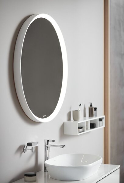 Duravit D-Neo lavoar 60x40 cm ovale de blat alb luciu 2372600070