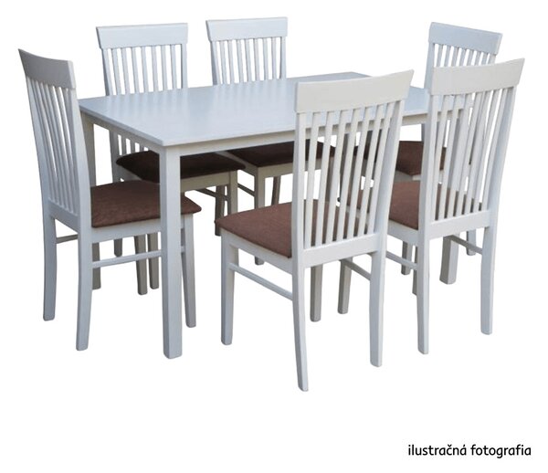 Masă de sufragerie 110 cm Astre (alb). 1015234