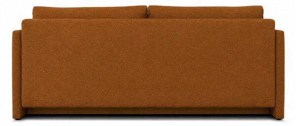 Canapea extensibila Allen, stofa catifelata maro - Element 07, cu lada