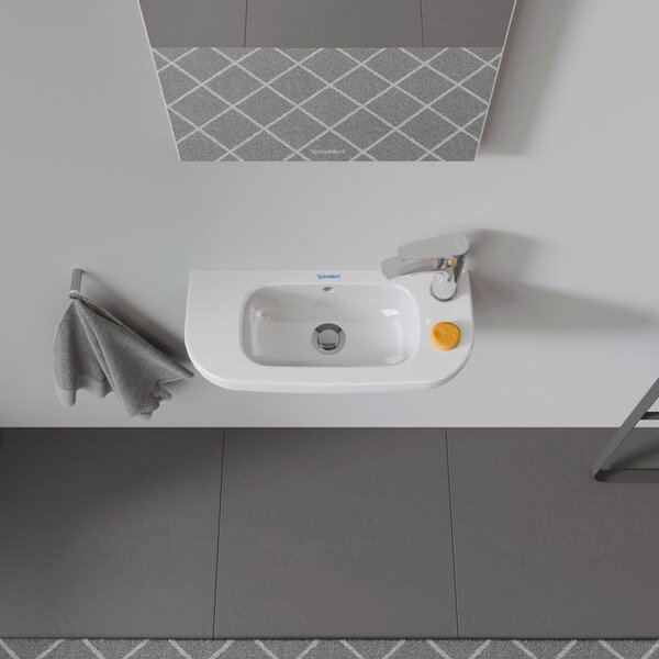 Duravit D-Code lavoar 50x22 cm semicircular clasică alb luciu 07065000082