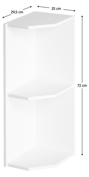 Raft de bucătărie superior G25PZ Aurellia (alb). 1015726