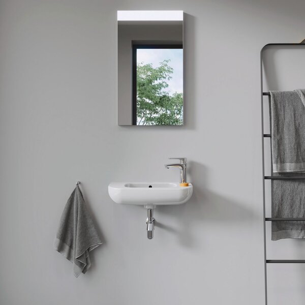 Duravit D-Code lavoar 50x22 cm semicircular clasică alb luciu 07065000082