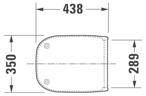 Duravit D-Code capac wc SoftClose alb 0067390099