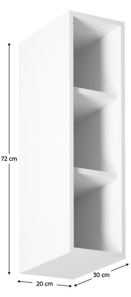 Raft de bucătărie superioară W200 Aurellia (alb). 1015740