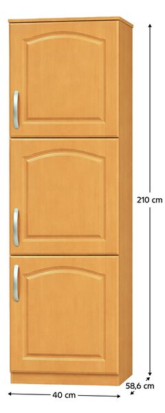 Dulap de bucătărie pentru alimente Lonicera MDF klasik S40/210/57 (S). 1015941