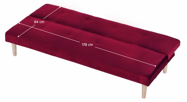 Canapea extensibilă Adil (Bordo). 1016416