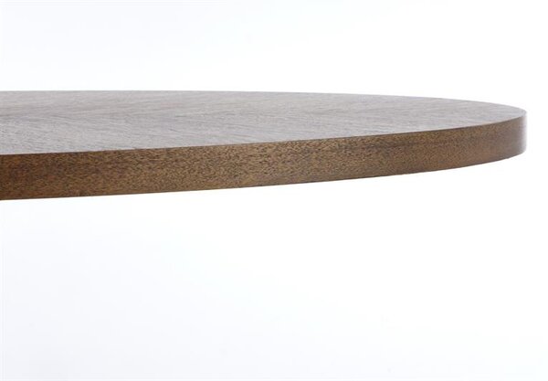 Masă de sufragerie Laraco (nuc + negru) (pentru 6 persoane). 1028077