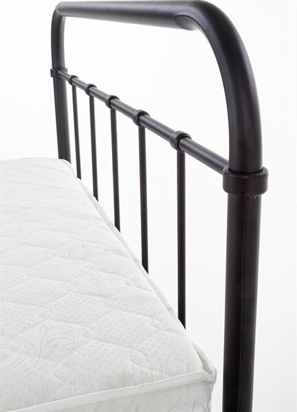 Pat de o persoană 120 cm Lashell 120 (fără saltea) (negru). 1039456