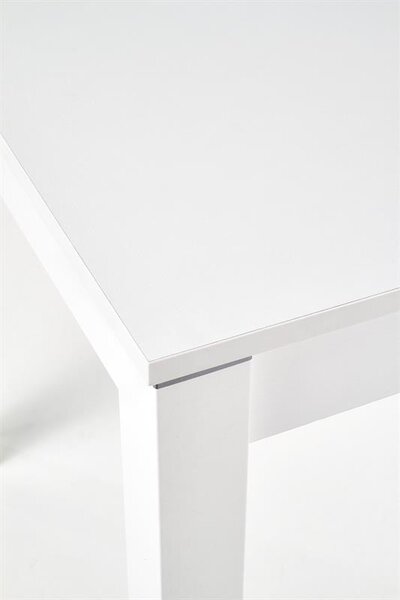 Masă de sufragerie extensibilă 118-158 cm Mauric (alb) (pentru 4 6 persoane). 1047997