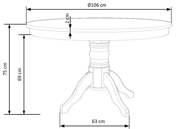 Masă Gloster