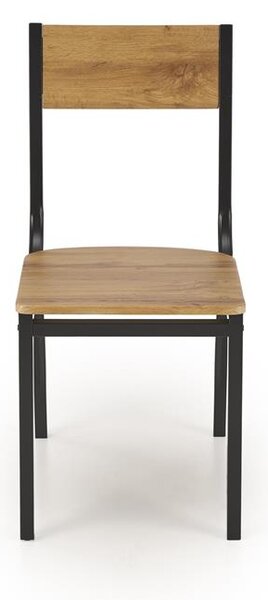 Set masă scaune Miltony (natural + negru) (pentru 4 persoane). 1092409