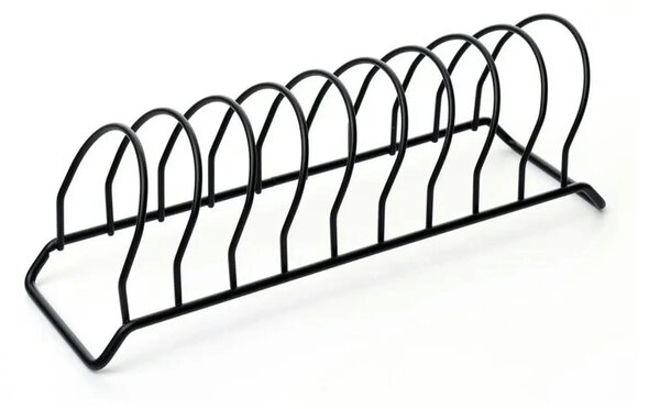 Suport vase SM016-B, negru, metal, 28x85x85 cm
