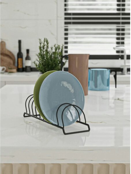 Suport vase SM016-B, negru, metal, 28x85x85 cm