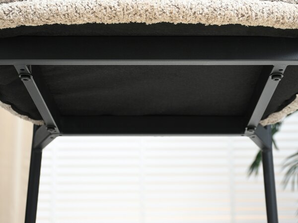 Scaun Marleen (bej închis + negru). Promo -13%. 1111152