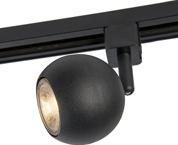 Spotlight pe șină negru monofazat - Gissi