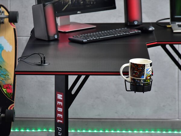 Masă PC Matts C (negru). Promo -18%. 1109785