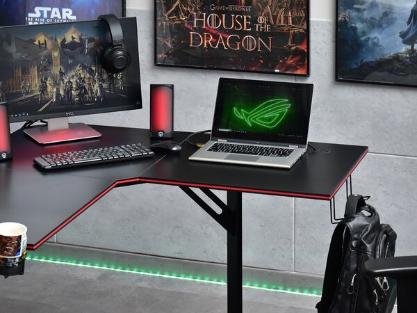 Masă PC Matts C (negru). Promo -18%. 1109785
