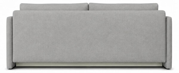 Canapea extensibila Allen, stofa catifelata gri - Element 04, cu lada