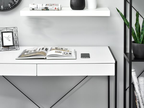 Masă PC Unica (alb + negru). Promo -18%. 1109851