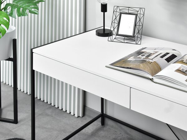 Masă PC Unica (alb + negru). Promo -18%. 1109851