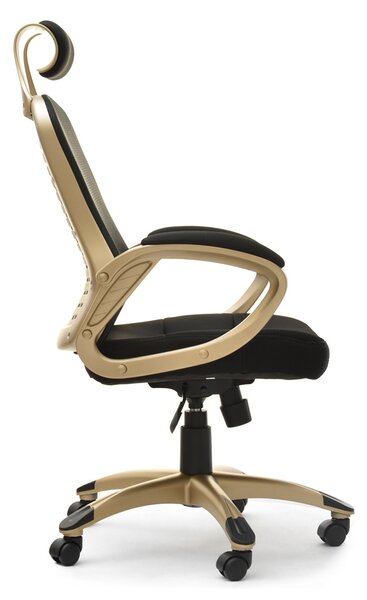Fotoliu Rondoz (auriu + negru). Promo -18%. 1109968