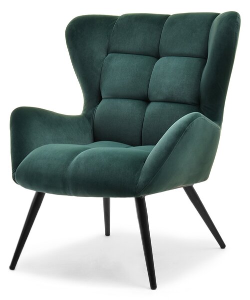 Fotoliu Kikino (verde + negru). Promo -18%. 1110129