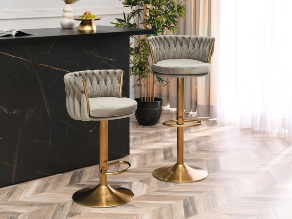 Scaun Adel (bej + auriu). Promo -14%. 1110639
