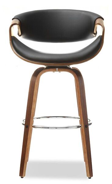 Scaun Bjorn H (nuc închis + nuc-crom). Promo -13%. 1110652