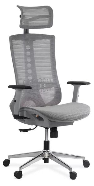 Scaun premium de birou ergonomic Mesh cu spatar înalt, suport lobar, roti 360°, reglare înaltime