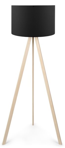Lampadar PWL-1060, E27 natural-negru, 38x140 cm