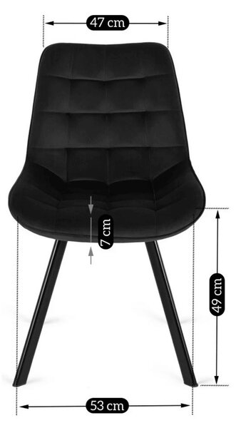 Scaun sufragerie Roprodocun (negru) . Promo -19%. 1118956