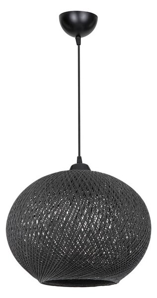 Lustra cu o singura lumina PWL-1112, E27, negru, 38x75 cm