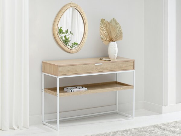 Măsuță consolă Norma Xl (sonoma + alb). Promo -21%. 1110835