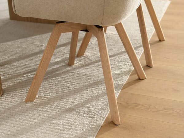 Scaun Doris (bej + stejar). Promo -14%. 1111032