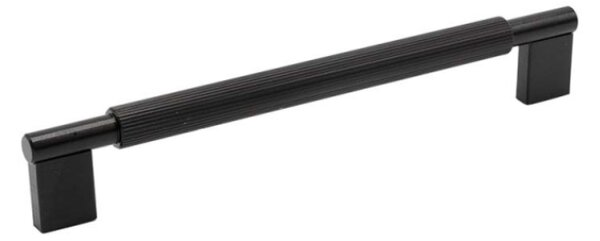 Maner pentru mobila Arpa, finisaj negru periat, L 214 mm