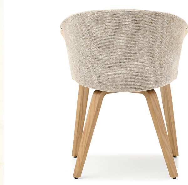 Scaun Gurman (bej + stejar). Promo -14%. 1111074