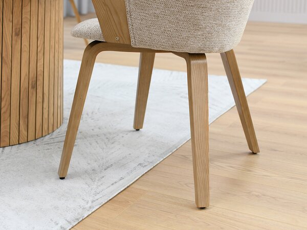 Scaun Gurman (bej + stejar). Promo -14%. 1111074