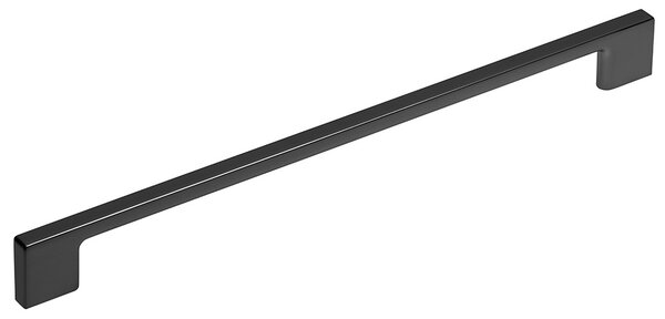 Maner pentru mobila Uzo, finisaj negru mat GT, L:224 mm