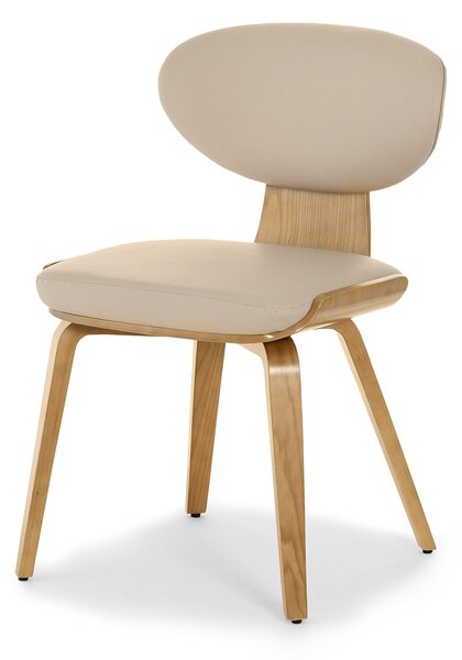 Scaun Juliana (bej + stejar). Promo -14%. 1111085