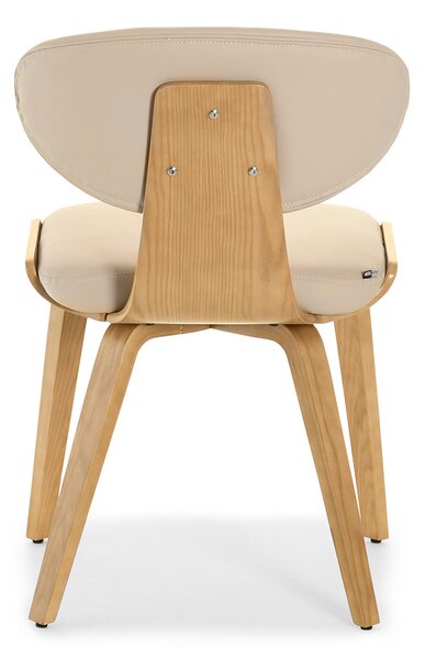 Scaun Juliana (bej + stejar). Promo -14%. 1111085