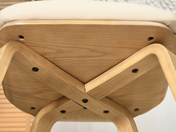 Scaun Juliana (bej + stejar). Promo -14%. 1111085